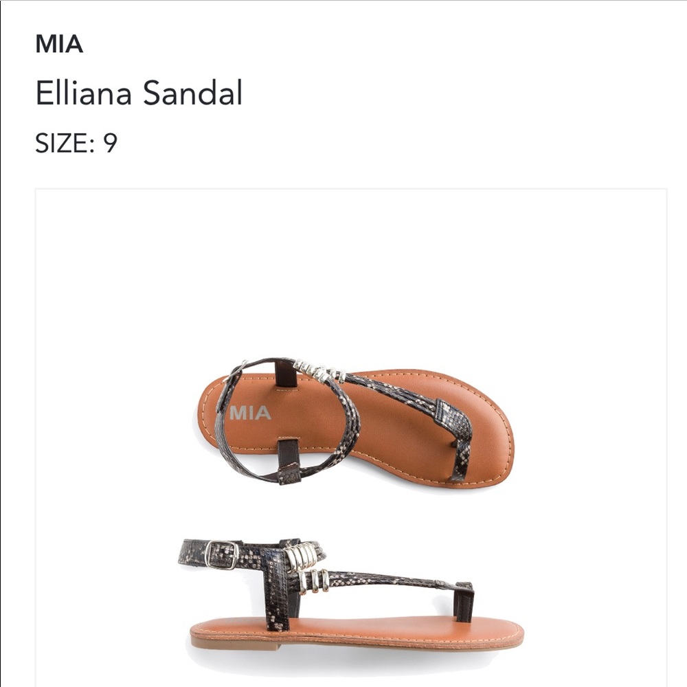 NEW Snake Skin Sandals by MIA